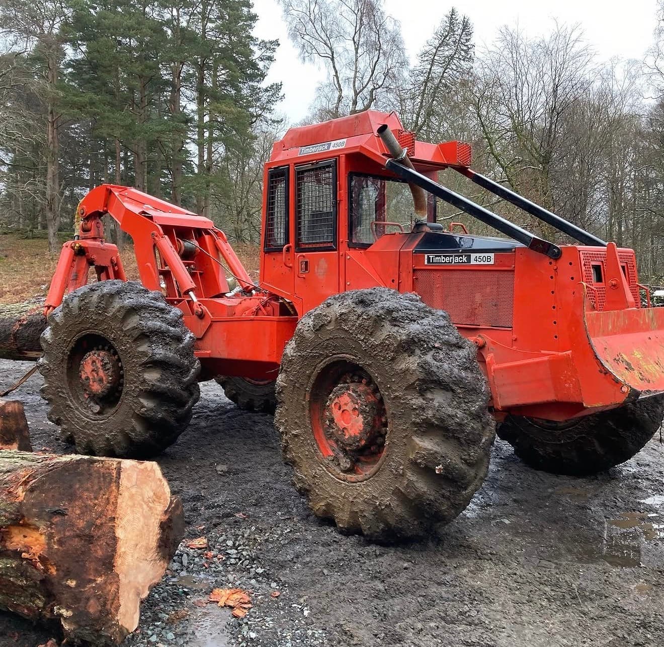 Timberjack 450B Skidder